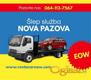 Šlep služba Nova Pazova - Najpovoljnije cene i usluga - EOW
